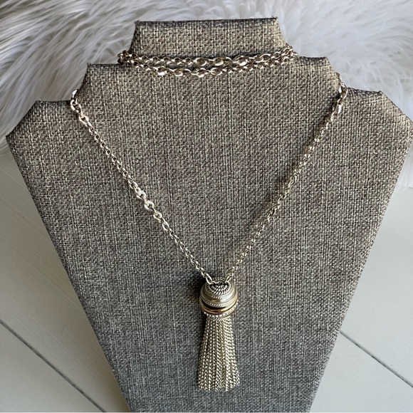 BRIGHTON | Neptune's Rings Tassel 38" - 40" Adjustable 4" Drop Pendant Necklace - Picture 10 of 14